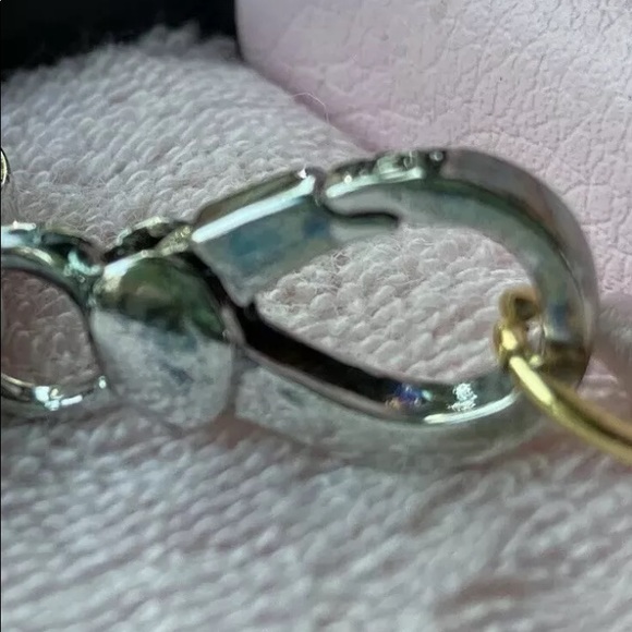 NEW Juicy Couture Heart Queen engraveable Dog Tag Collar Charm Skull Crossbones - Picture 6 of 6